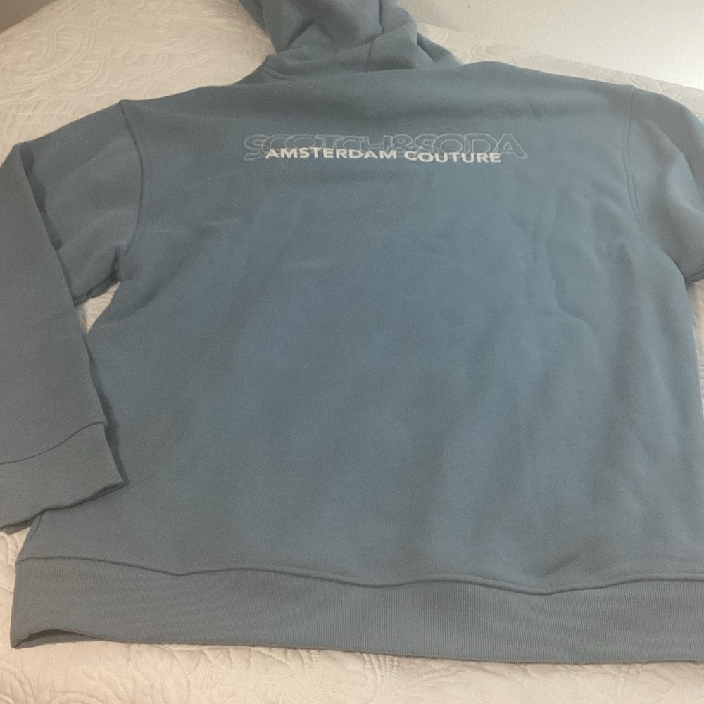 Scotch & Soda Men's Light Blue Hoodie size XL - Picture 4 of 10